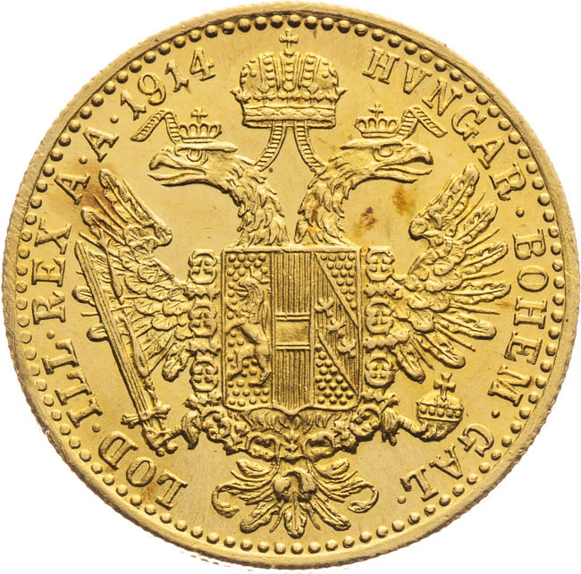 Ducat 1914 - back