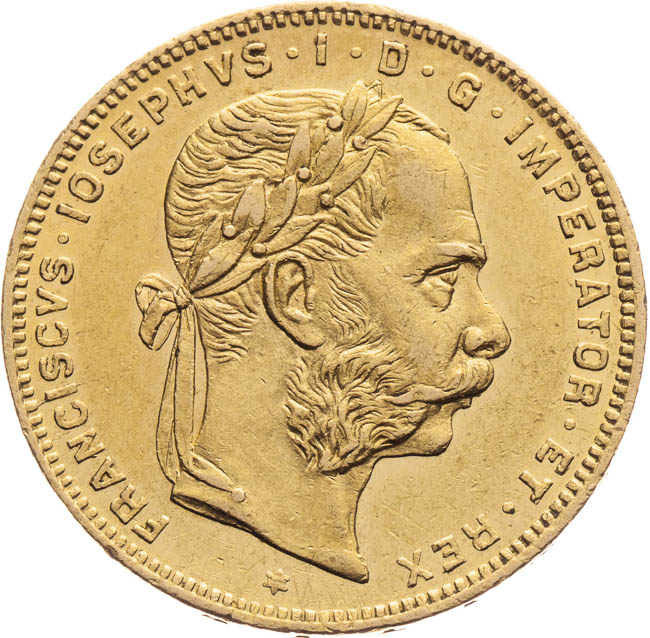 8 Gulden 1877 - front