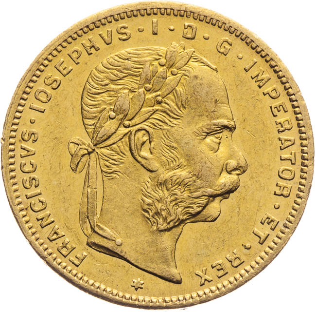 8 Gulden 1882 - front