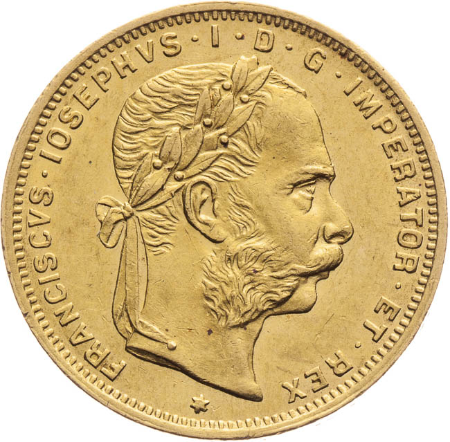 8 Gulden 1890 - front