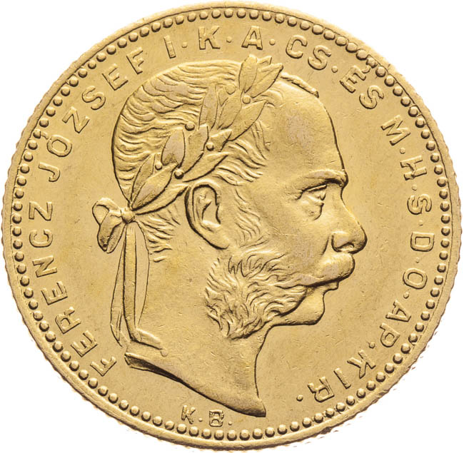 8 Gulden 1881 - front