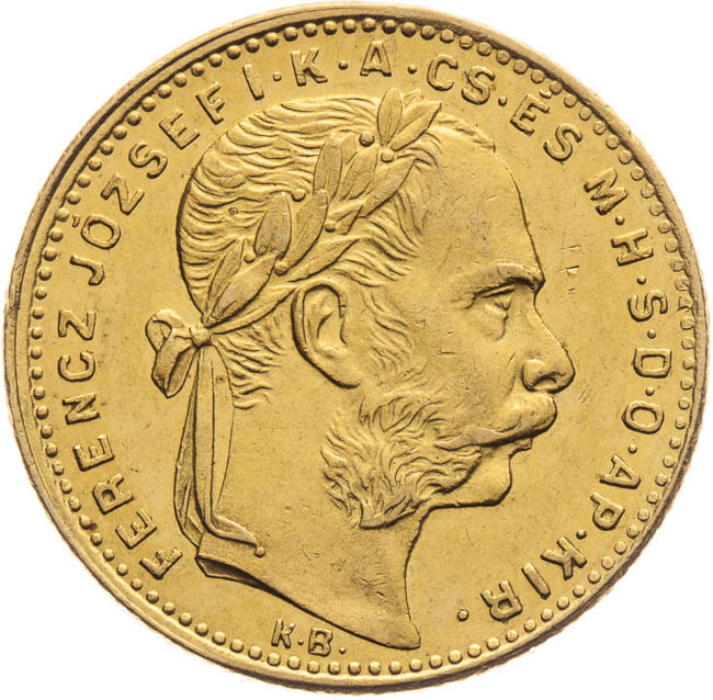 8 Gulden 1884 - front