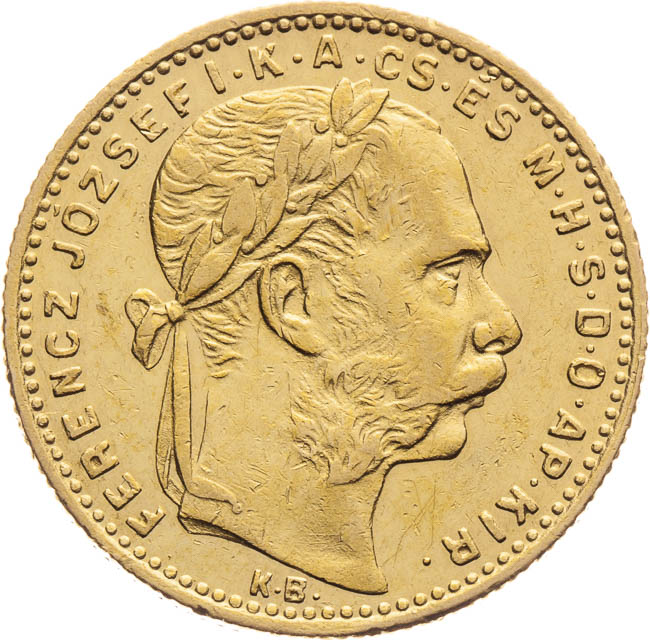 8 Gulden 1886 - front