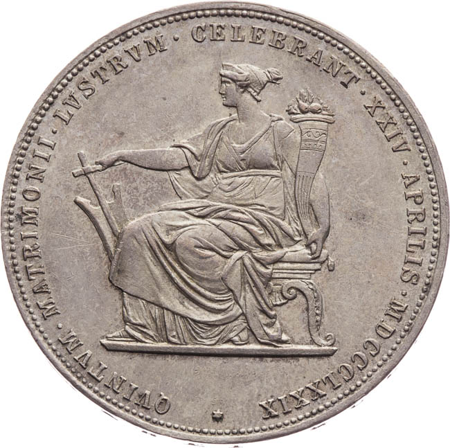 2 Gulden 1879 - back