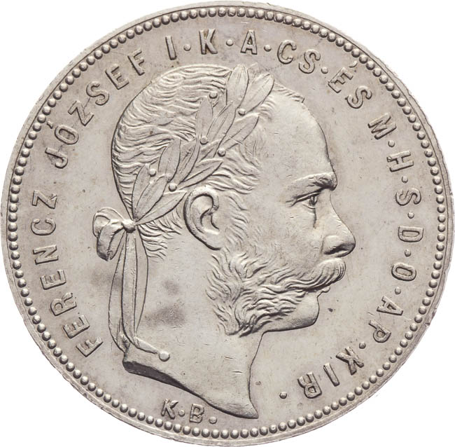 Schemnitz Gulden 1878 - front