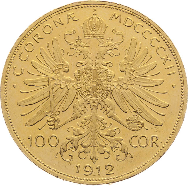 100 Corona 1912 - back
