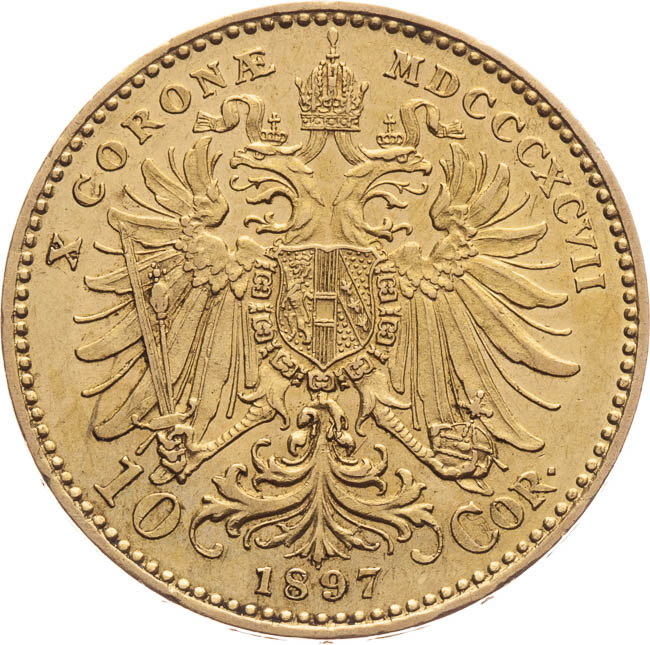 10 Corona 1897 - back