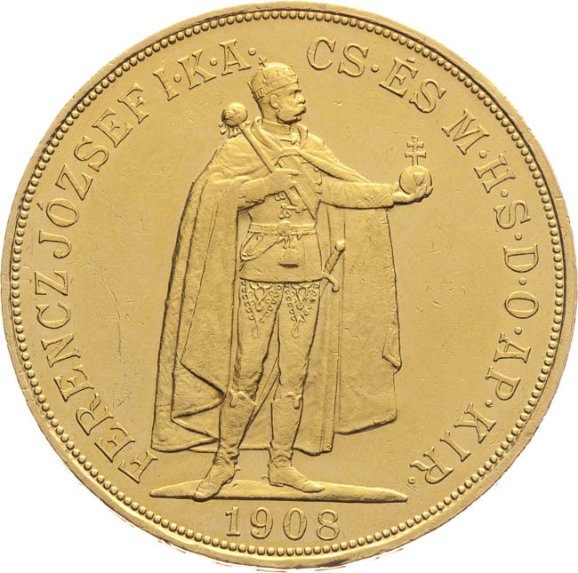 100 Koruna 1908 - avers