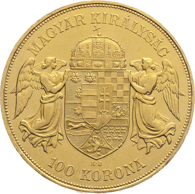 100 Koruna 1908 - revers