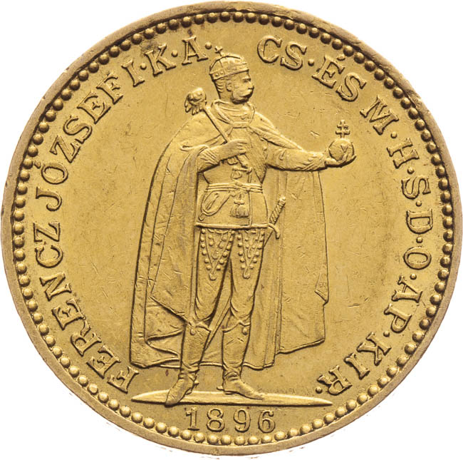 20 Koruna 1896 - avers