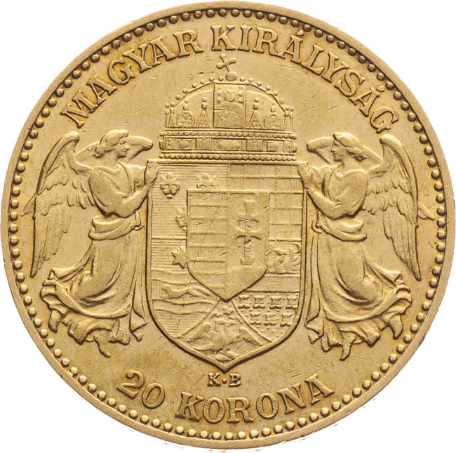 20 Koruna 1902 - revers