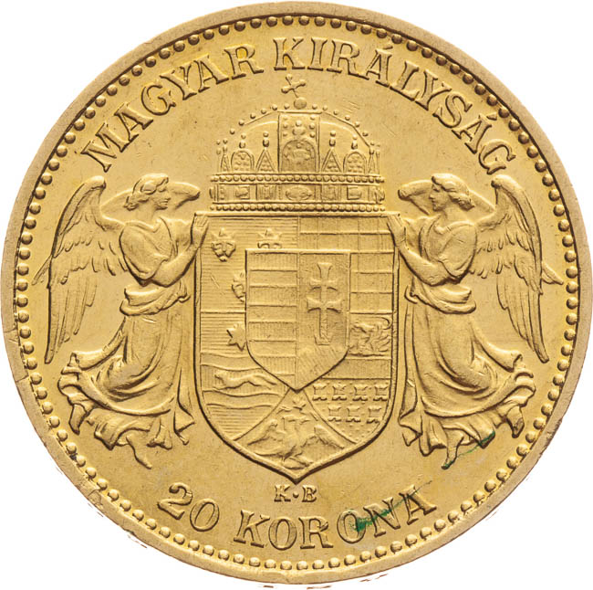 20 Corona 1912 - back