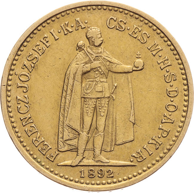 10 Corona 1892 - front