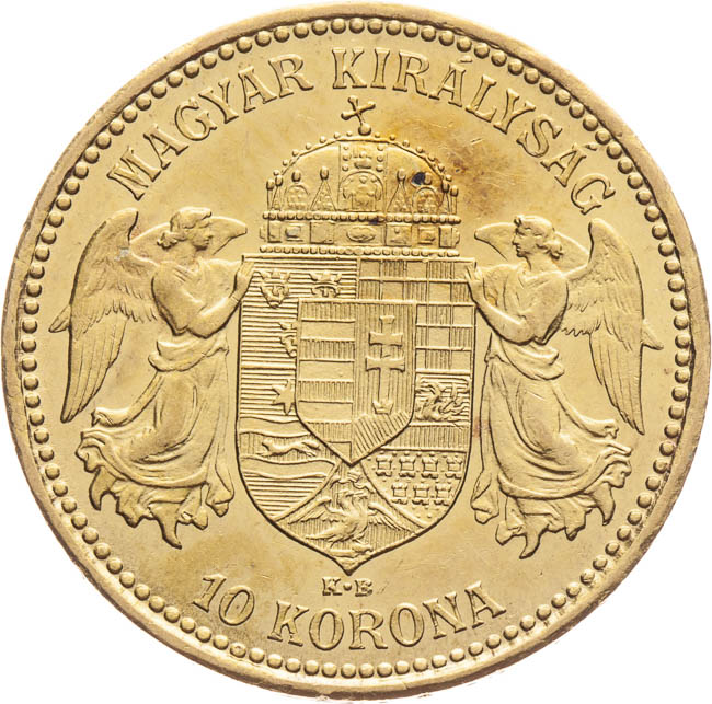 10 Corona 1896 - back