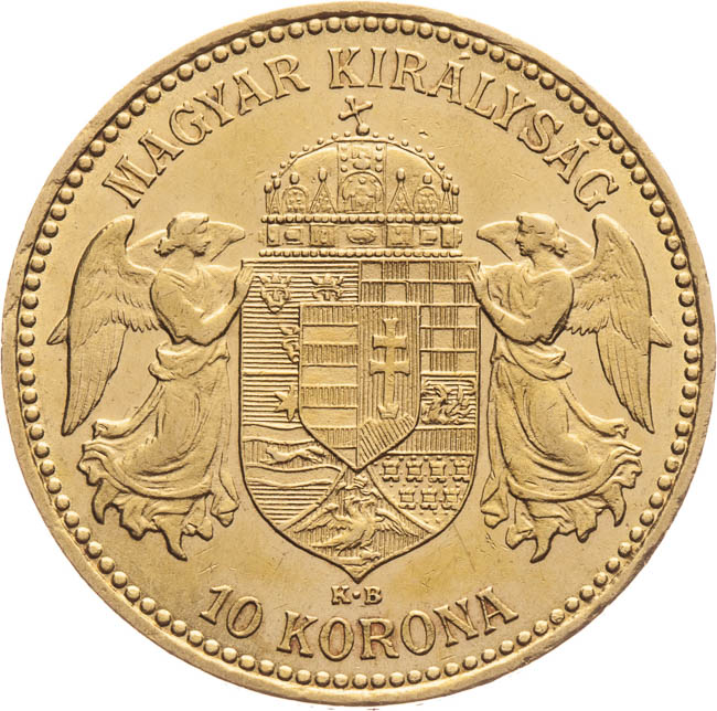 10 Corona 1898 - back