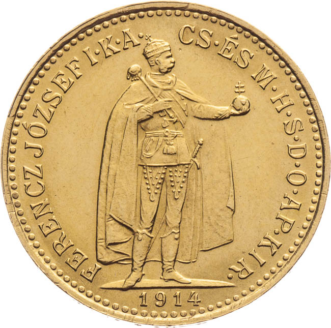 10 Corona 1914 - front