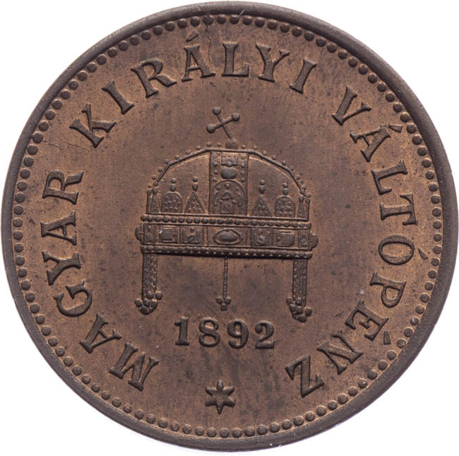 1 Heller 1892 - front