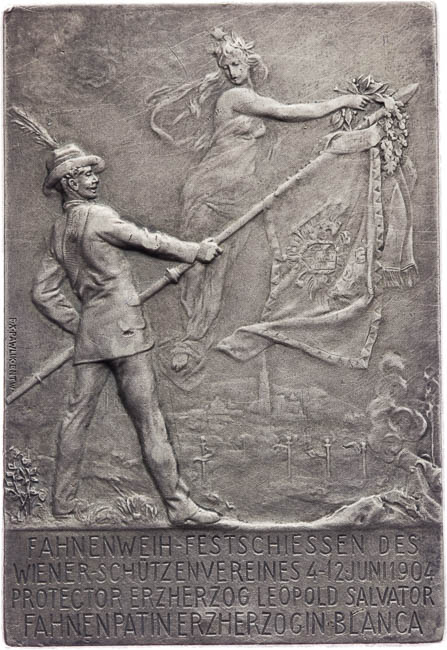Shooting medal 1904 - back
