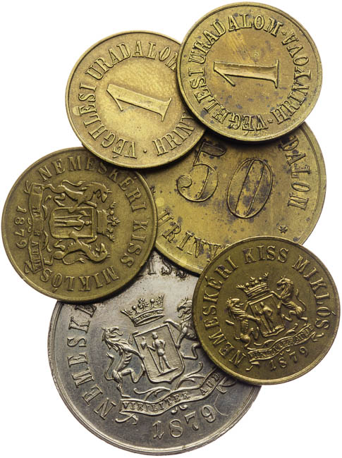 Set of token Hrinova (6 pcs) - front