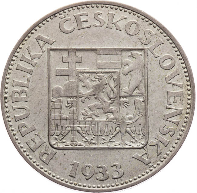 10 Kč 1933 - front