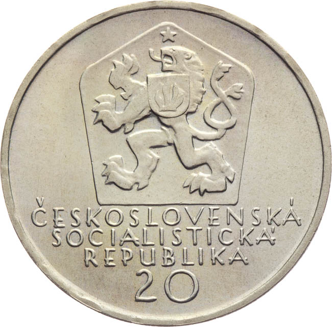 20 Kčs 1972 - front