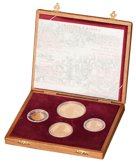 Set of medals Fracis Rákoczi 2000 - front