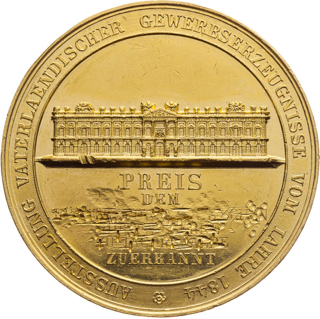Medal 1844 - back