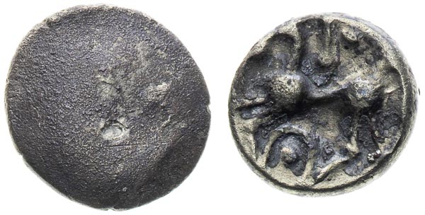 Obol (1. polovina 2. stol. př. Kr.) (2 ks) - avers