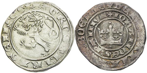 Prague Groschen (2 pcs) - front