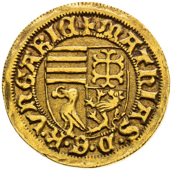 Dukát (1468-1469) - averz