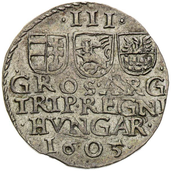 3 Groš 1605 - revers