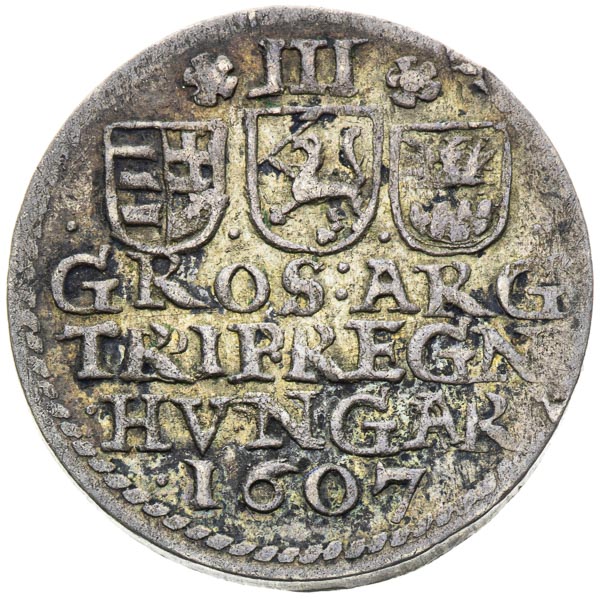 3 Groš 1607 - revers