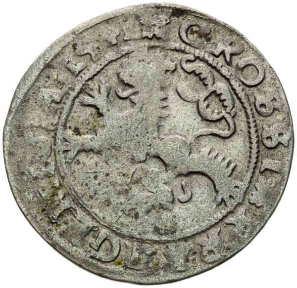 Pražský groš 1544 - revers