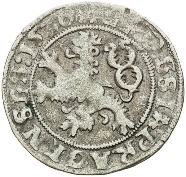 Pražský groš 1536 - revers