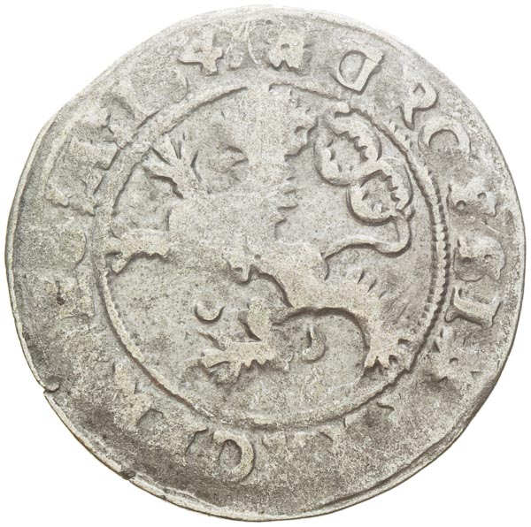 Pražský groš 1541 - revers