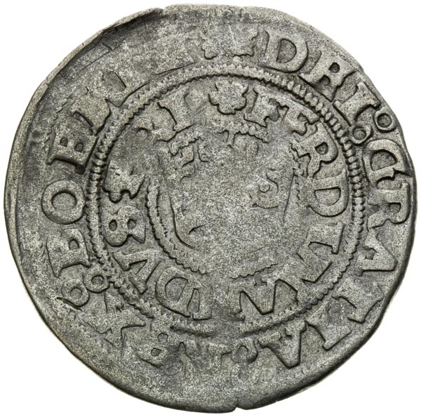 Pražský groš 1543 - avers