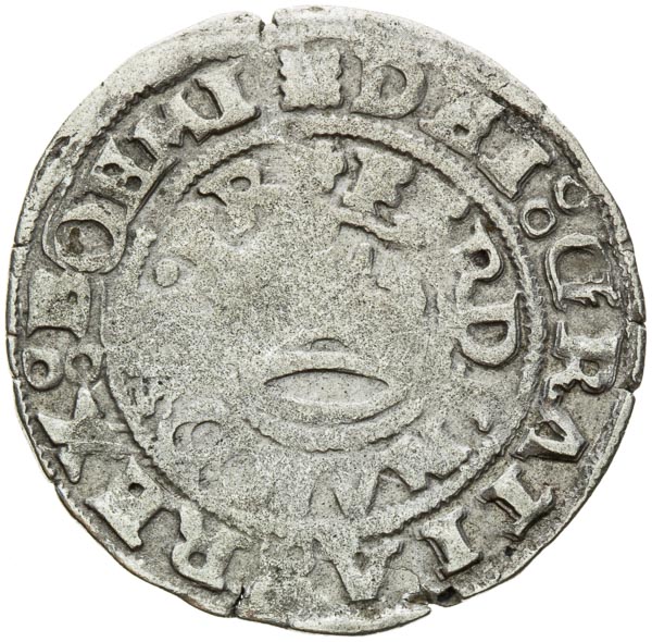 Pražský groš 1544 - avers