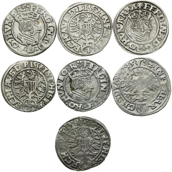 3 Krejcar 1552, 1556, 1557 (7 ks) - avers