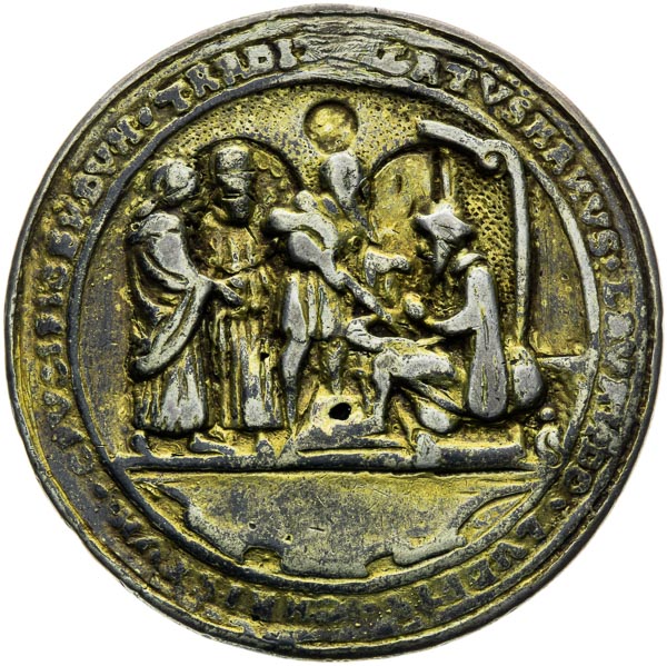 Silver medal 1566 - back