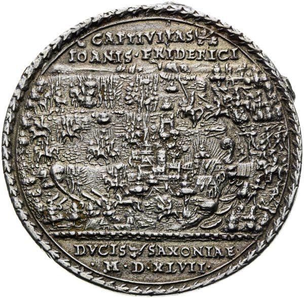 Silver medal 1647 - back