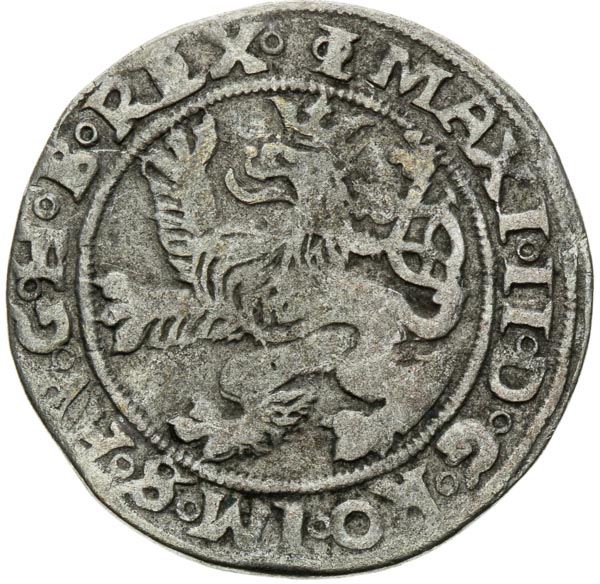 Bílý groš 1574 - averz