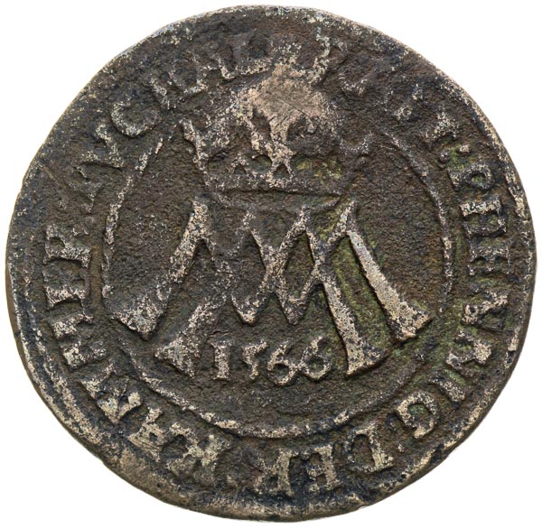 Početní groš 1566 - averz