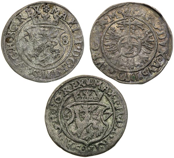 2 Grajciar 1567, 1568, 1570 (3 ks) - reverz