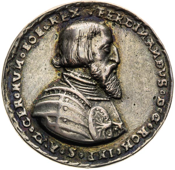 Strieborná medaila 1562 - averz