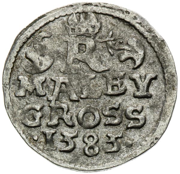 Malý groš 1585 - revers