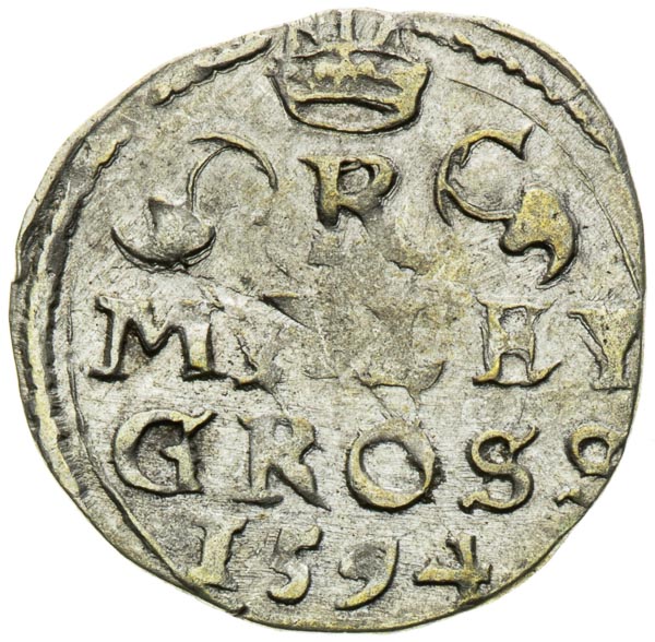 Malý groš 1594 - revers