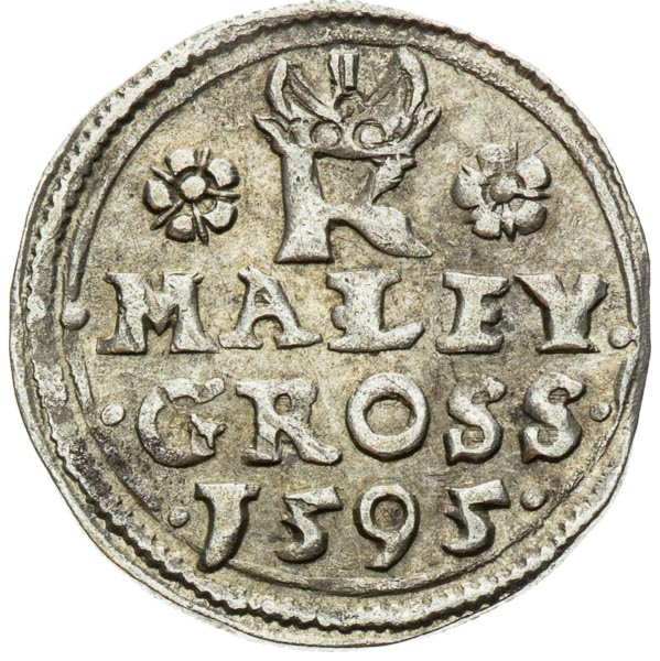 Malý groš 1595 - revers