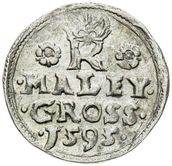 Malý groš 1595 - revers