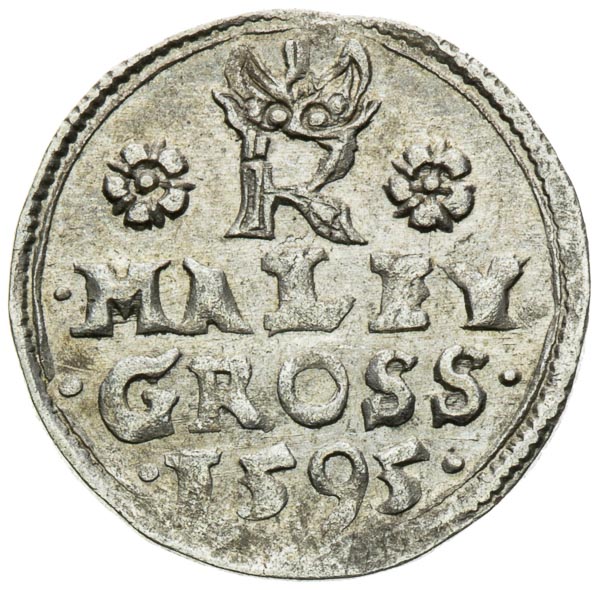 Malý groš 1595 - revers