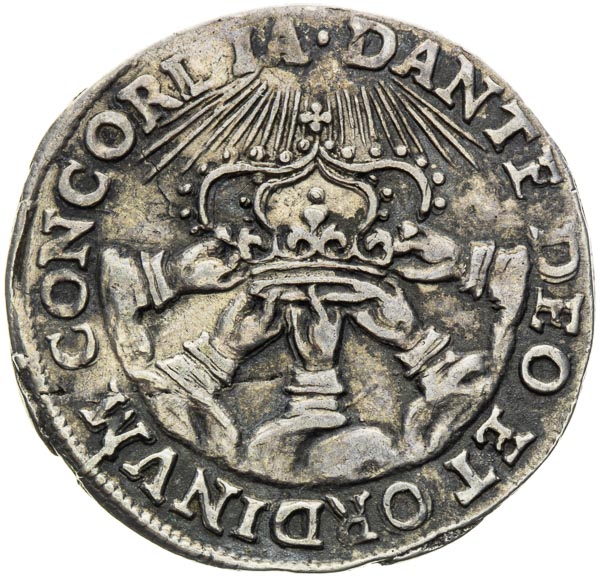 Silver token 1619 - back